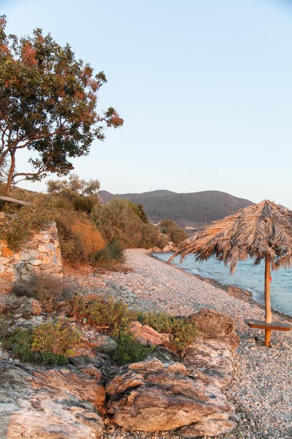 Beach Front Villa Melani Mytilene Exterior foto