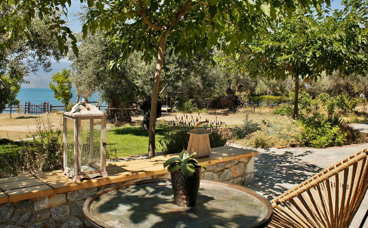 Beach Front Villa Melani Mytilene Exterior foto